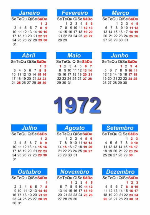Calendários Antigos - Brasil Escola