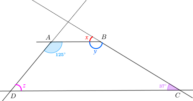 Problema para ajudar na escola: Ângulos em um trapézio – Clubes de  Matemática da OBMEP